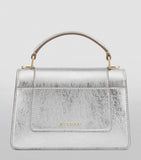 Bvlgari Serpenti Forever mini top-handle bag metallic, imported from the UK