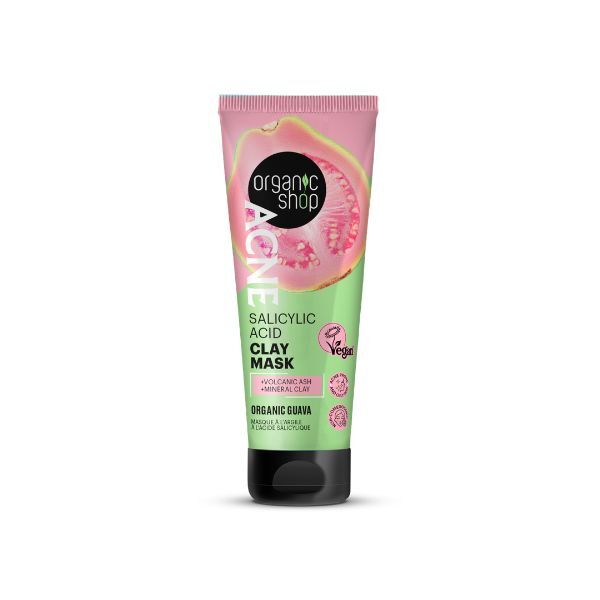 Organic Shop Acne Salicylic Acid Clay Mask 75ml - British product