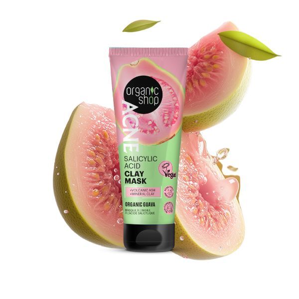 Organic Shop Acne Salicylic Acid Clay Mask 75ml - British product