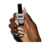 RCM silver holographic gel polish Talk Of The Town 9ml, UK version
