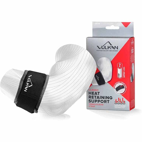 Vulkan tennis elbow strap adjustable neoprene support - British product