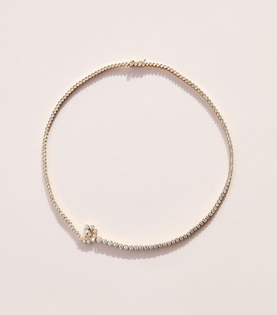 Harrods Sophie Bille Brahe Yellow Gold and Diamond Collier d'Escargot Necklace- Buy online at McGrocer