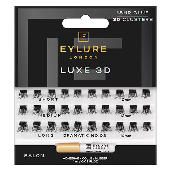 Eylure Dramatic No.03 False Eyelashes 30 Clusters - British product