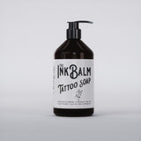 The Ink Balm organic tattoo soap unfragranced 300ml, imported from the UK