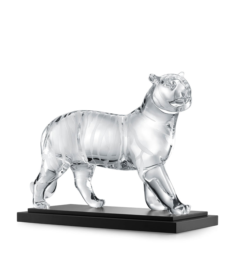 Baccarat royal tiger sculpture decoration - British product