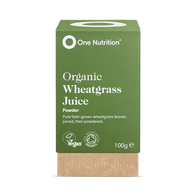 Holland & Barrett One Nutrition Organic Wheat Grass Juice Capsules 500mg 90 Capsules- Buy online at McGrocer