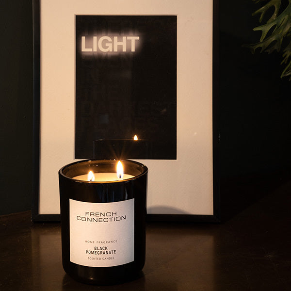 French Connection Black Pomegranate candle 158g (British brand)