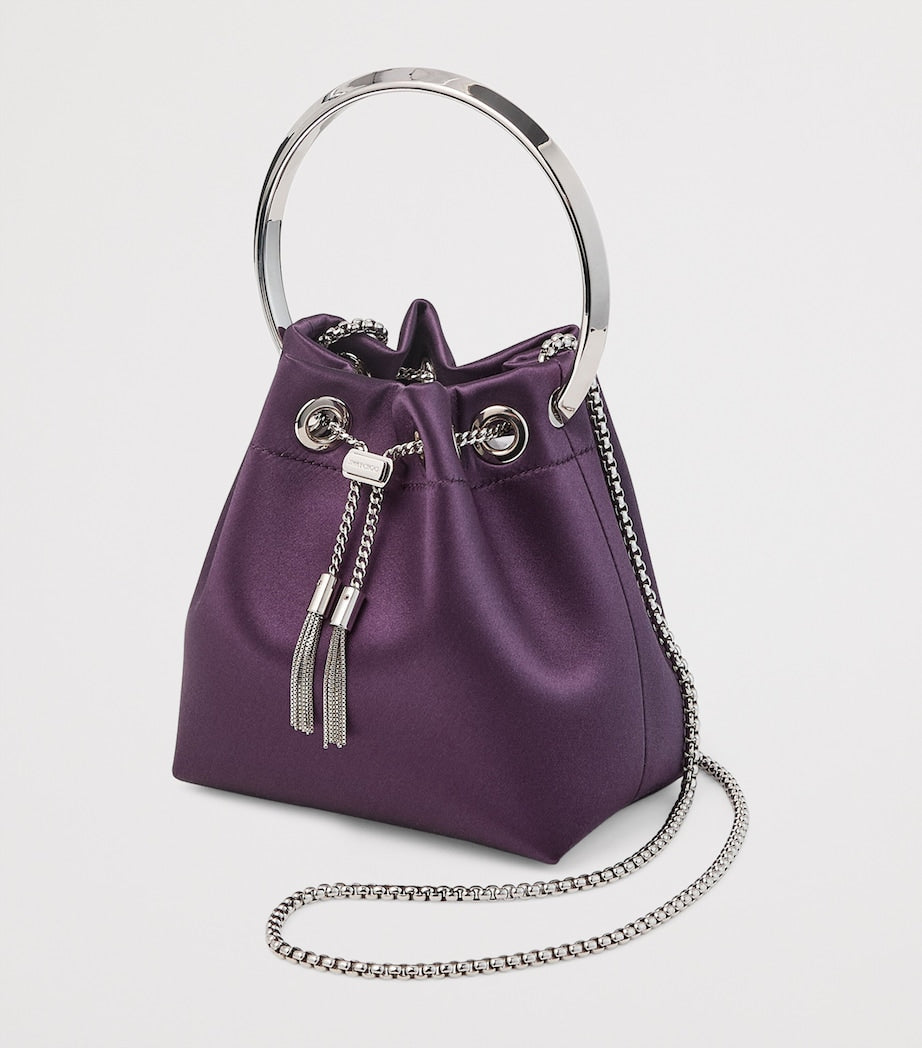 Jimmy Choo Bon Bon satin top-handle bag, UK version