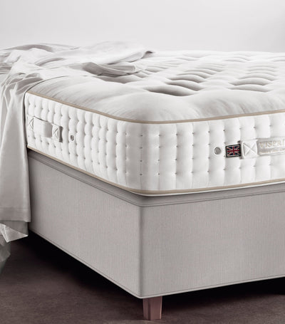 Harrods Medium Firmness Mattress with Hand-Nested Calico Pocket Springs and Air Vents, 150cm x 200cm- Buy online at McGrocer