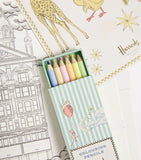Harrods activity book with stickers and pencils, UK version