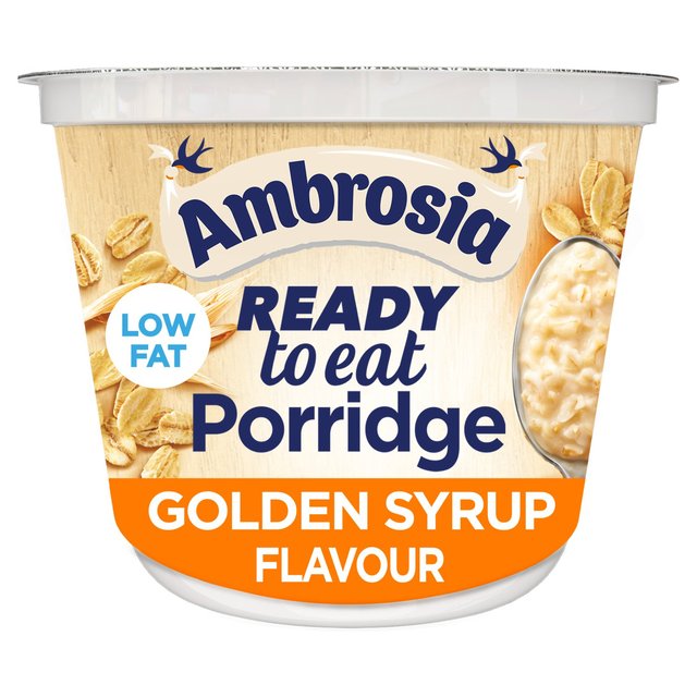 Ambrosia Ready to Eat Porridge Golden Syrup   210g Cereals M&S   