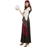 Smiffys deluxe fortune teller costume with dress and headband, UK version
