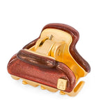 Alexandre de Paris mini gold-plated claw hair clip 1.8cm, UK version