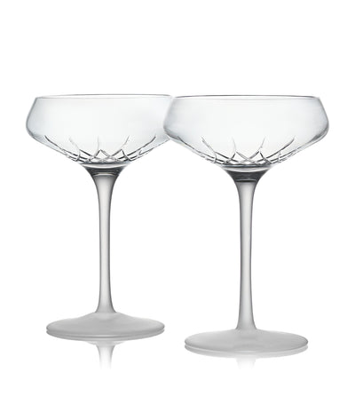 Waterford Lismore Arcus Coupe Kristall Champagneglass Sett med 2 (260ml)