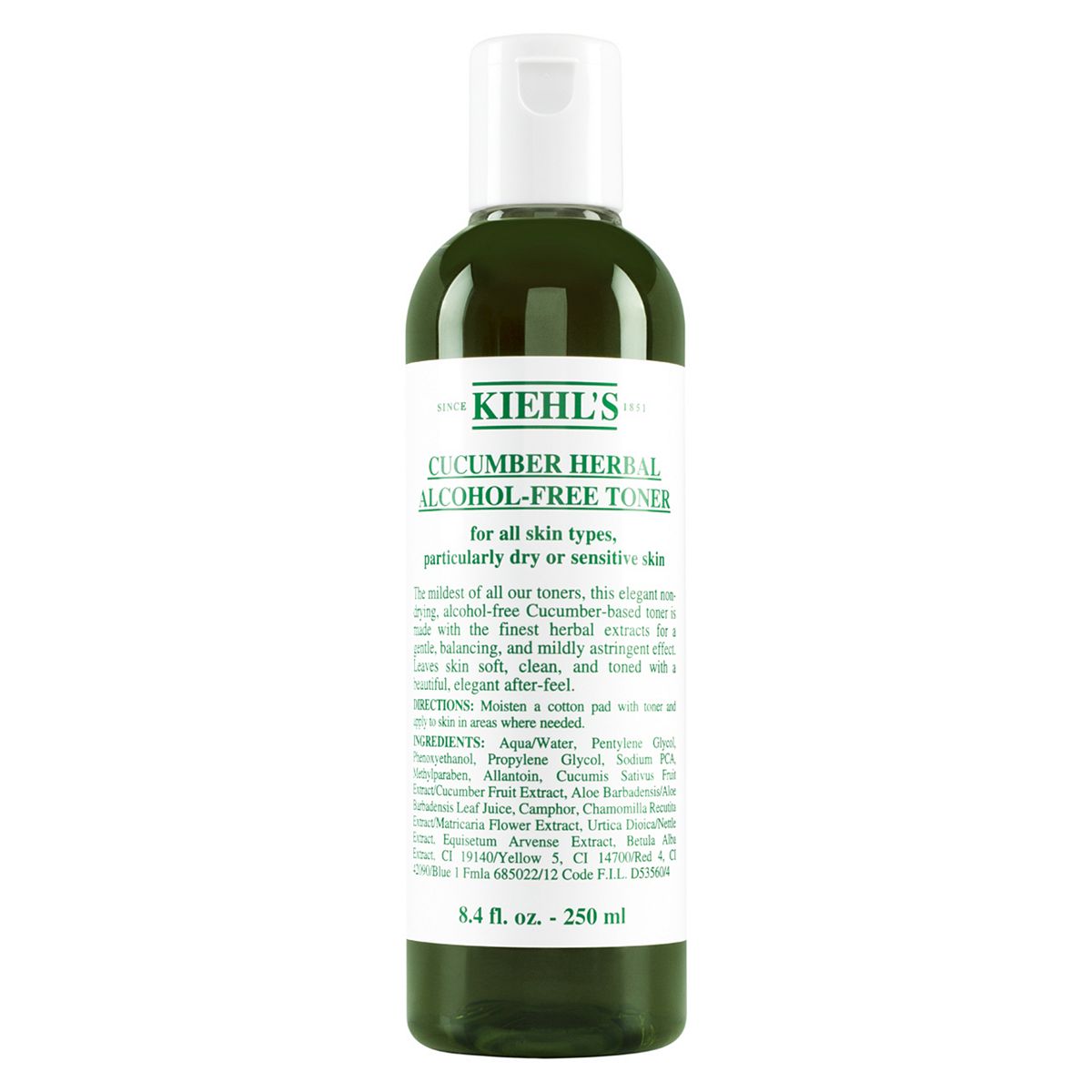 Kiehl's Cucumber Herbal Alcohol-Free Toner 250ml GOODS Boots   