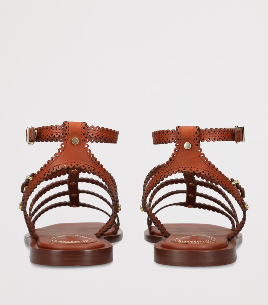 Zimmermann Goldie Ledersandalen (britische Marke)