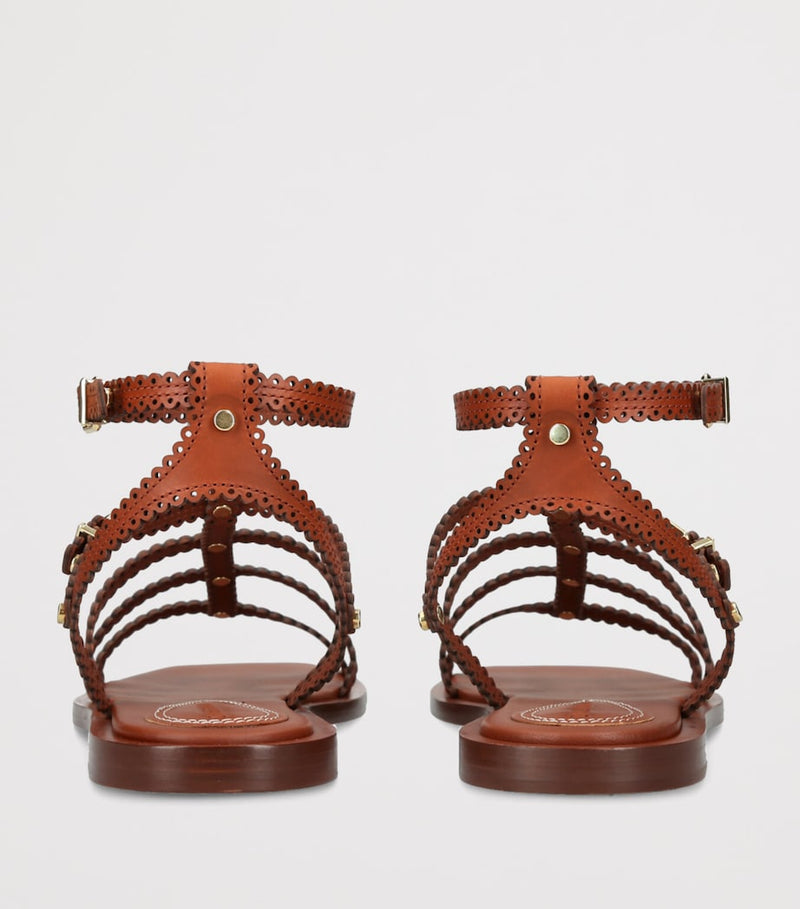 Zimmermann Goldie Ledersandalen (britische Marke)
