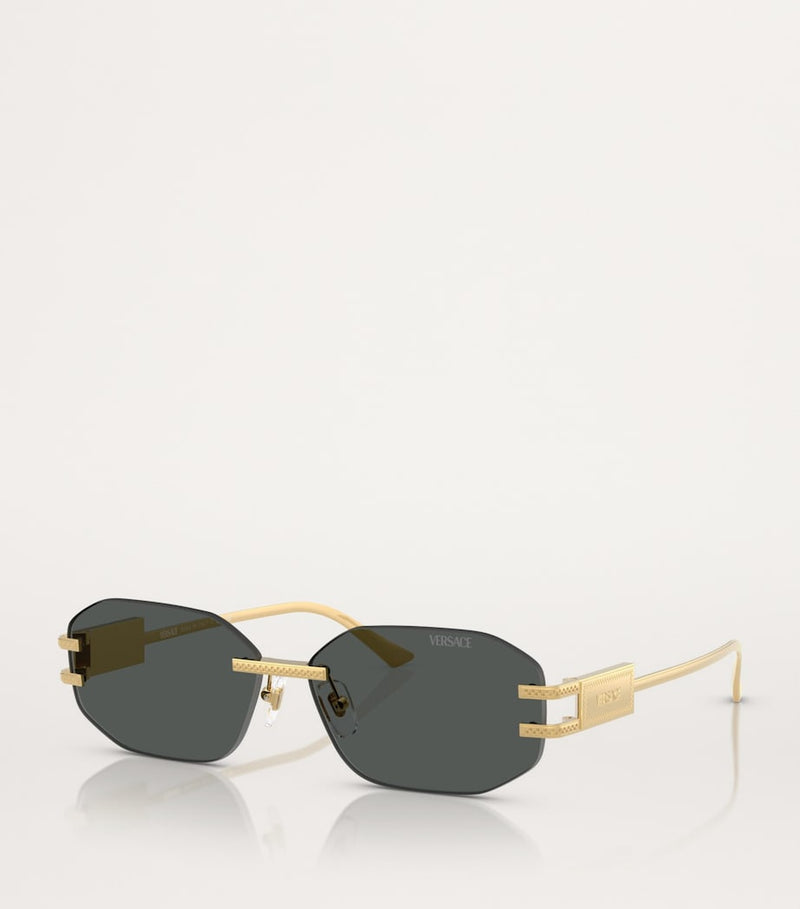 Versace metal sunglasses with UV protection (British brand)