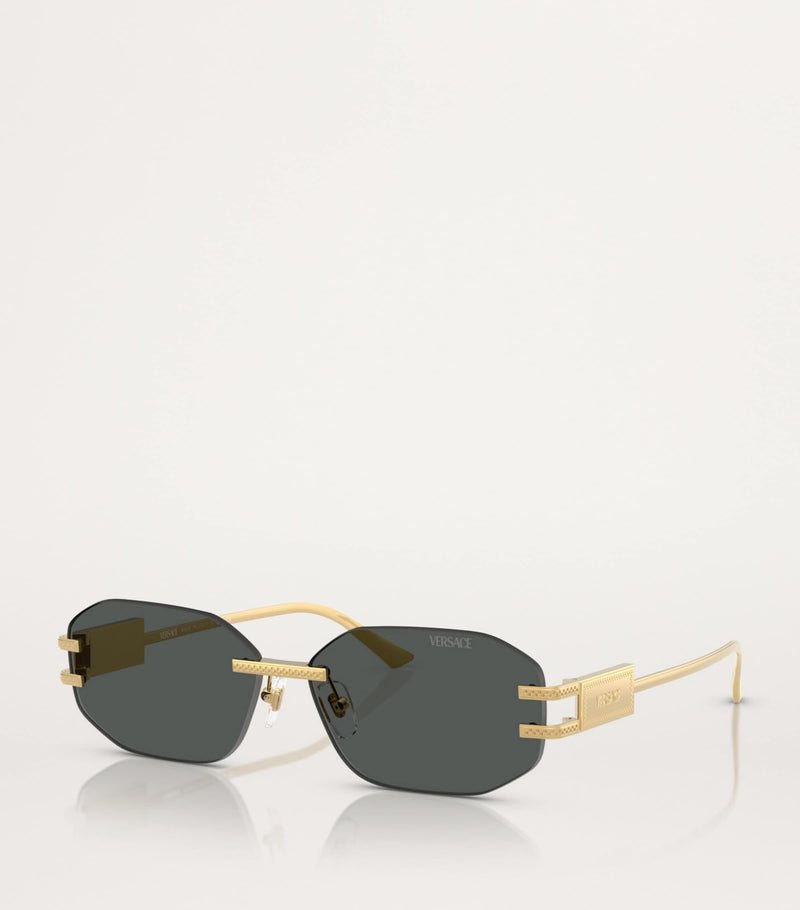 Versace metal sunglasses with UV protection (British brand)
