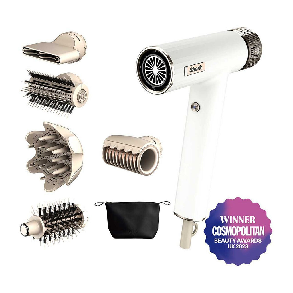 Shark SpeedStyle RapidGloss Finisher & High-Velocity Hair Dryer for Curly & Coily Hair HD332UK