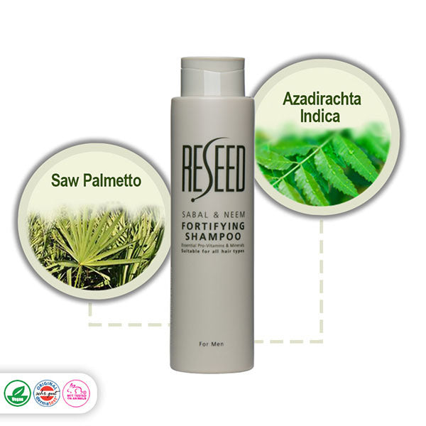 RESEED Sabal and Neem Fortifying Shampoo for Men 250 ml GOODS Superdrug   