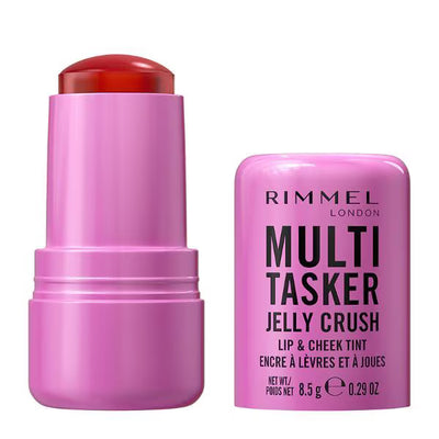 Superdrug Rimmel Multi Tasker Jelly Crush 100 Pink Dash Fard à joues et baume à lèvres en gelée - Acheter en ligne sur McGrocer