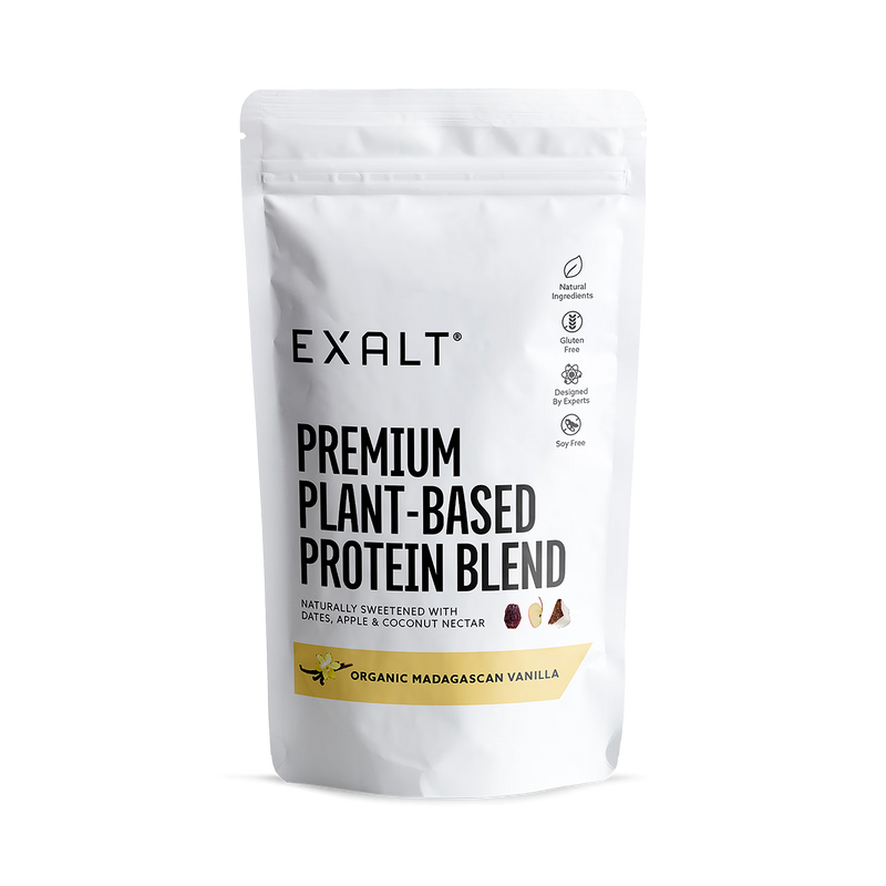 EXALT Madagascan Vanilla vegan protein powder - British product