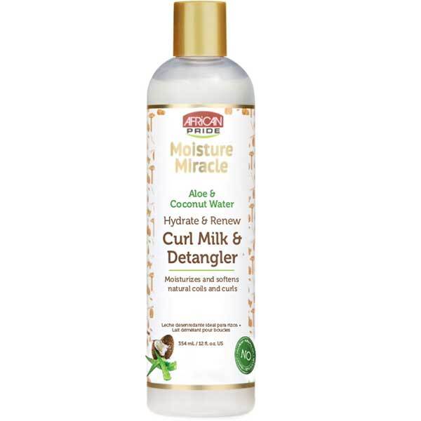 Moisture Miracle curl milk & detangler, imported from the UK