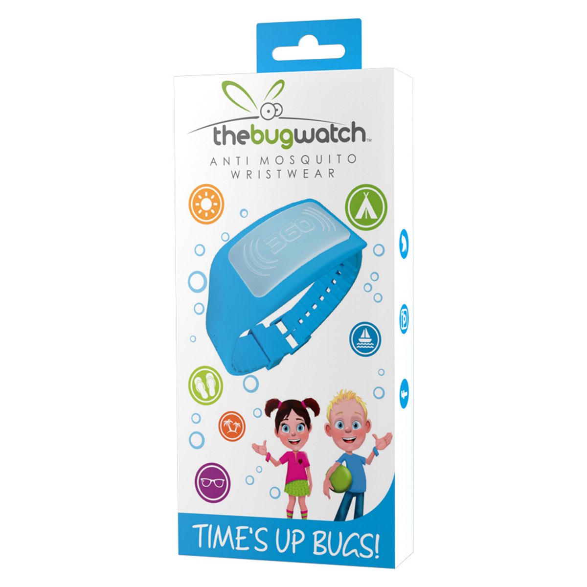 Kids Bug Watch Anti-Mosquito Blue Wrist Band GOODS Boots   