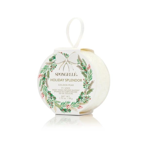 Spongellé Golden Pear body buffer - British product