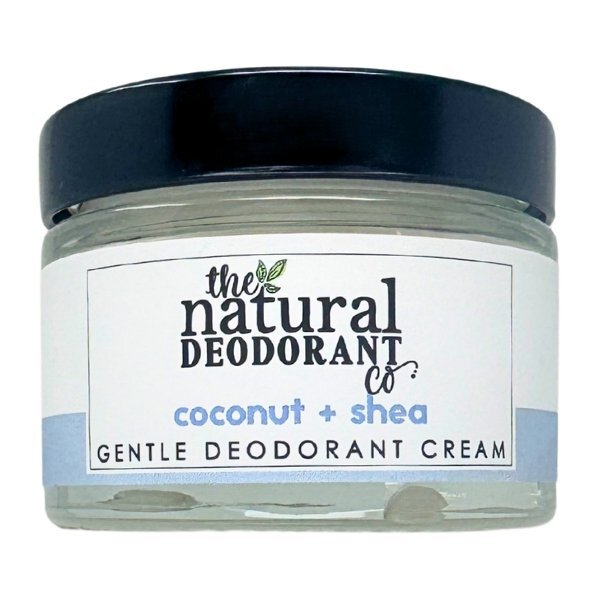 The Natural Deo Co. Deodorant Cream Coconut Shea 55g, UK version