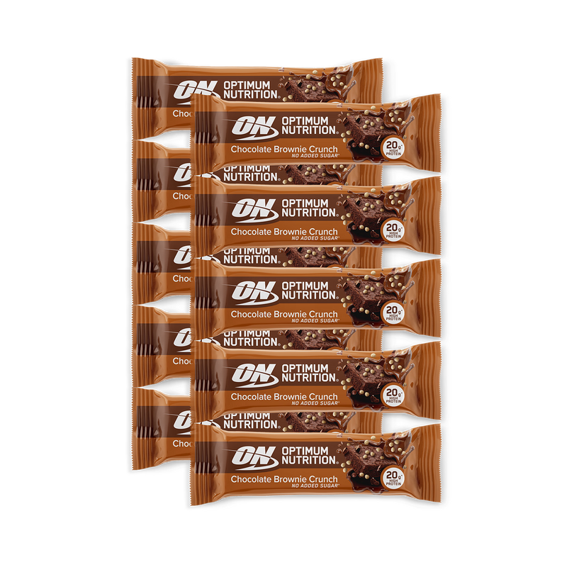 Optimum Nutrition Chocolate Brownie Crunch protein bar 10x65g - British product