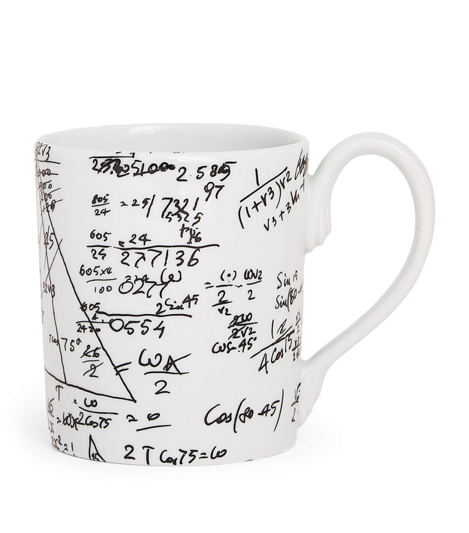 Fornasetti mathematical formulae porcelain mug - British product