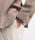 Tateossian Botswana agate bracelet in rhodium silver - British product
