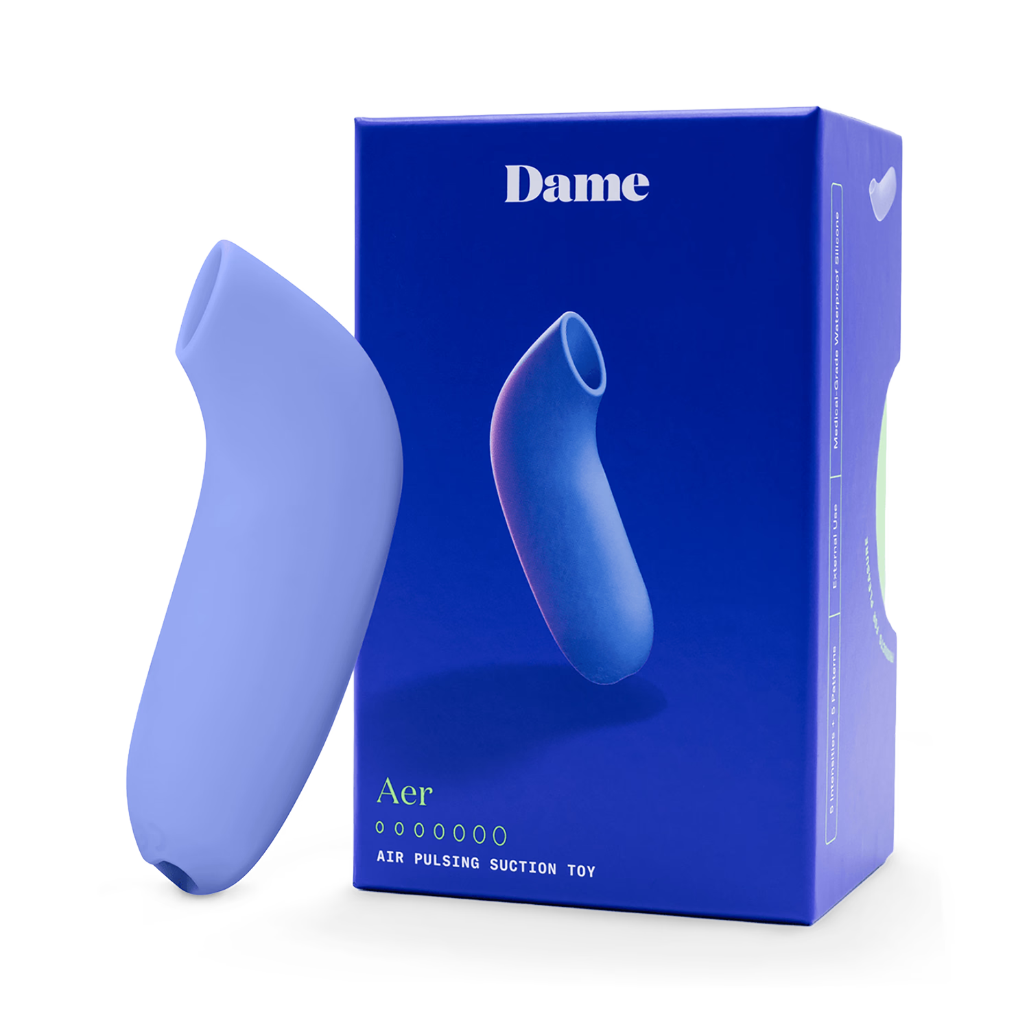 Dame Aer suction vibrator with medical grade silicone - British product
