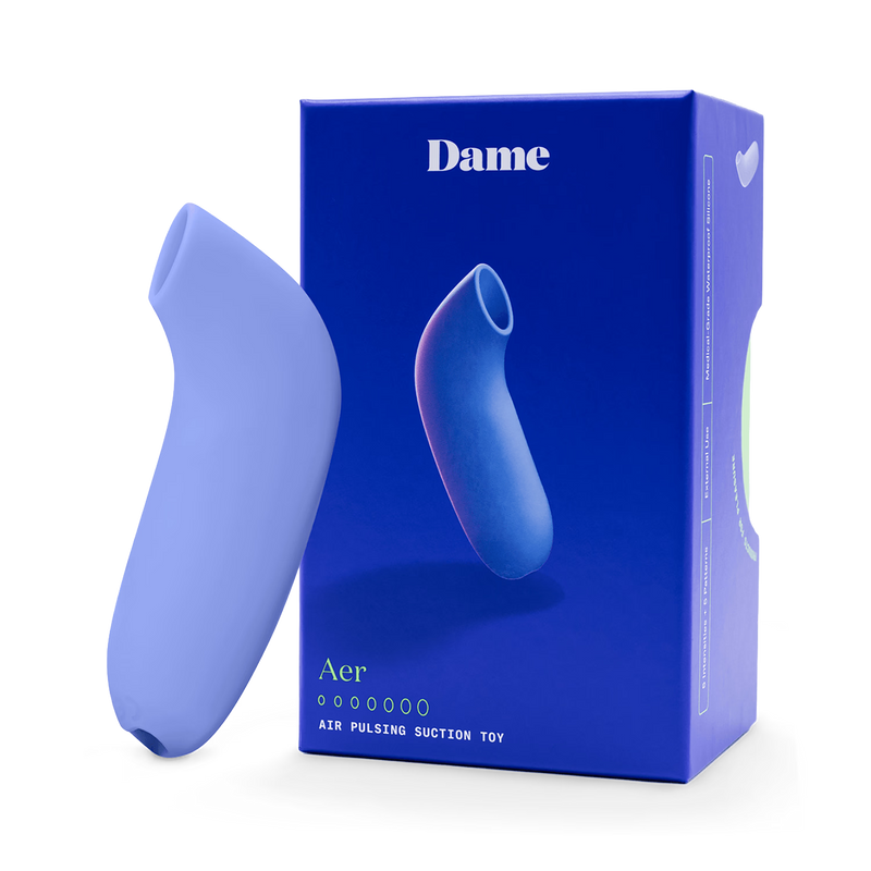 Dame Aer suction vibrator with medical grade silicone - British product