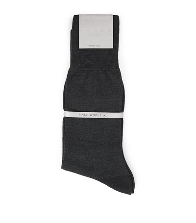 Harrods Falke Wool-Silk-Blend No.6 Socks- Buy online at McGrocer