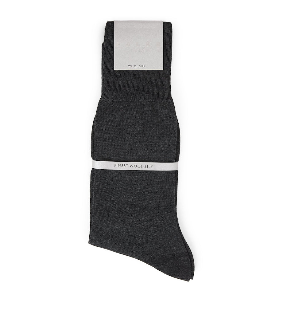 Falke No.6 socks wool silk blend (British brand)
