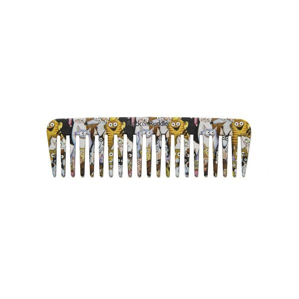 Rock & Ruddle Cats & Dogs Wide Tooth Comb