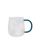 George Home Blue Handled Glass Mug GOODS ASDA   