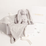 Babbico Grey Bunny, Blanket & Comforter Baby Gift Set GOODS Superdrug   