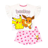 Pokemon Girls Besties Frill Short Pyjama Set (5-6 Years) GOODS Superdrug   