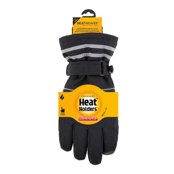 Heat Holders hi vis thermal work gloves - British product
