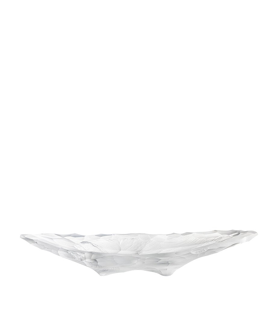 Lalique crystal Silex bowl 65cm, UK version