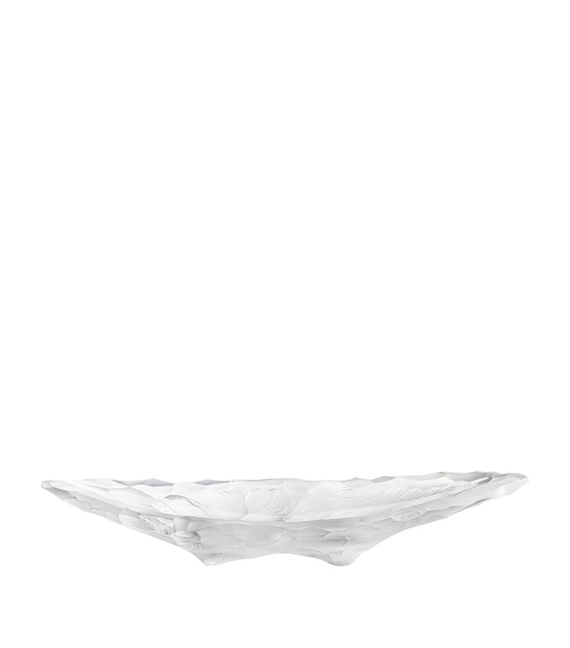 Lalique crystal Silex bowl 65cm, UK version