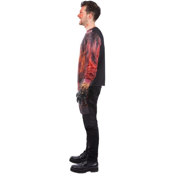Smiffys Massacre Man costume kit top and gloves, UK version