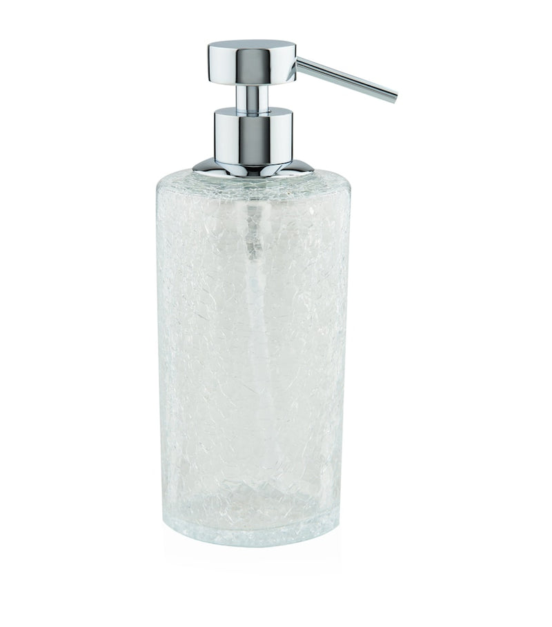 Zodiac cracked crystal soap dispenser (British brand)