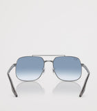 Lunettes de soleil carrées en métal Ray-Ban, version UK