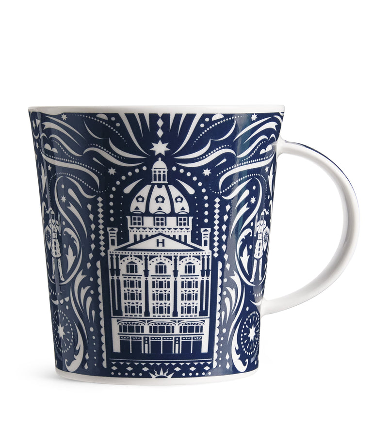 Harrods Knights of Brompton Road bone china mug, UK version