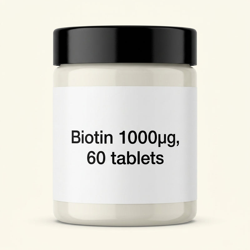 Holland & Barrett Biotin 1000ug 60 tablets, UK version